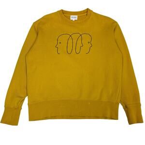 Norse Projects Geoff McFetridge Arnes Faces Sweatshirt Men's Small